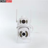 China OEM 6MP Dual Lens PTZ Dome Security Camera with 355° Pan and IP66 Weatherproof for sale