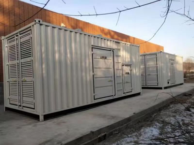 Diesel Generator Sets in Container Type 1500 KW For A Water Treatment Plant