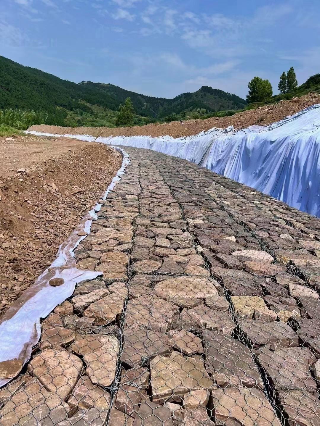 Customer road reinforcement construction in South Africa
