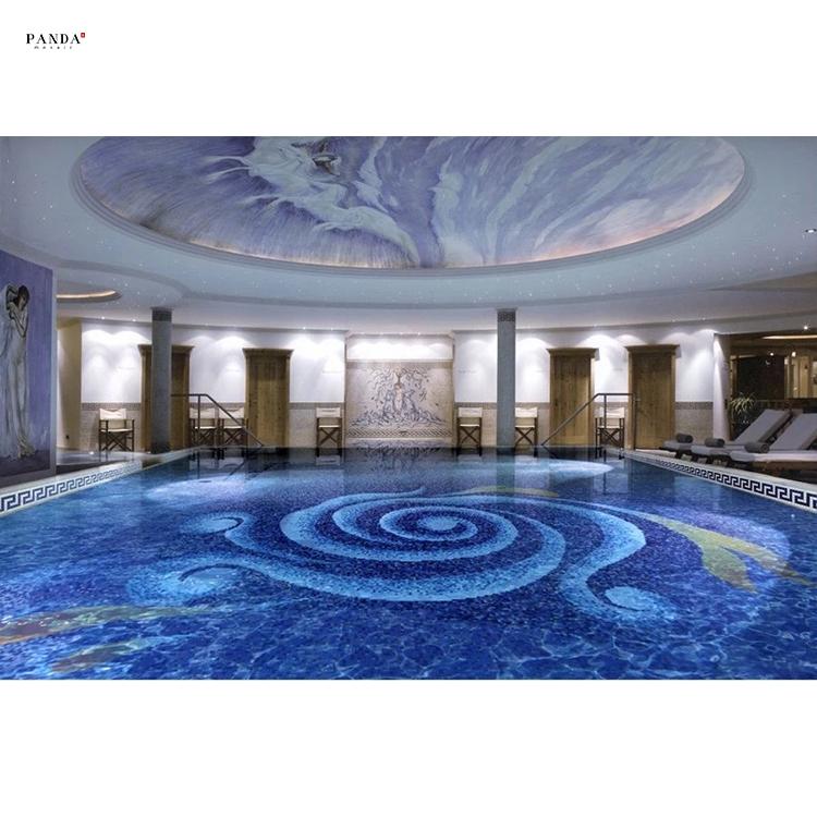Luxury Resort Swimming Pool Mosaic Project in Dubai