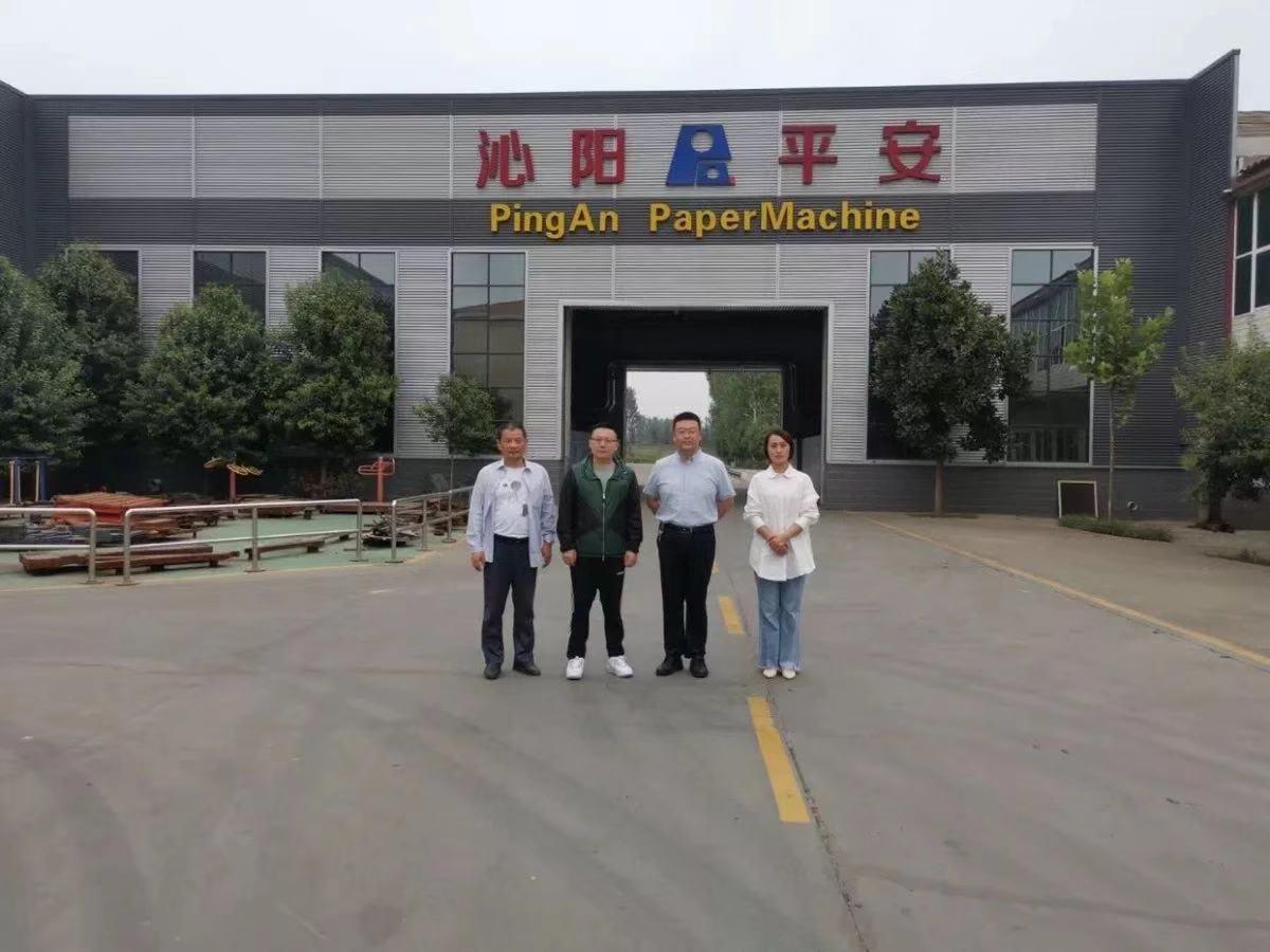 Indonesia client @5600 2ply wire paper making machine