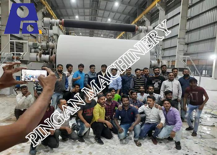 Indian Client @ 350T/D duplex coating paper making machine