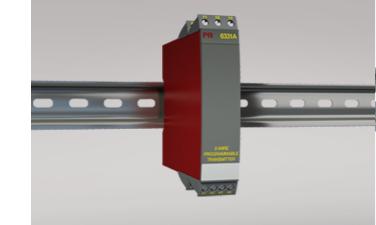 China PR 6337A Temperature Transmitters HART 7 Protocol For RTD TC Signals In DIN Rail Mounting for sale