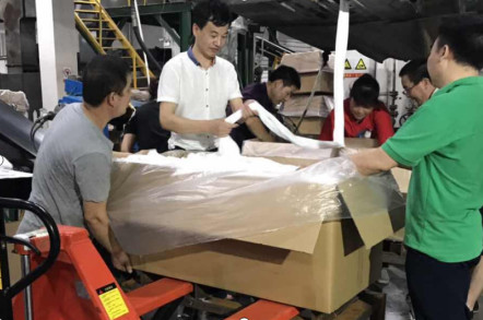 CONTAINER OF NYLON FIBER AND NYLON TOW EXPORT TO KOREA