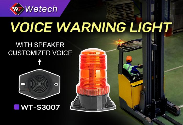 Enhancing Workplace Safety: Wetech WT - S3007 Voice Warning Light in Action