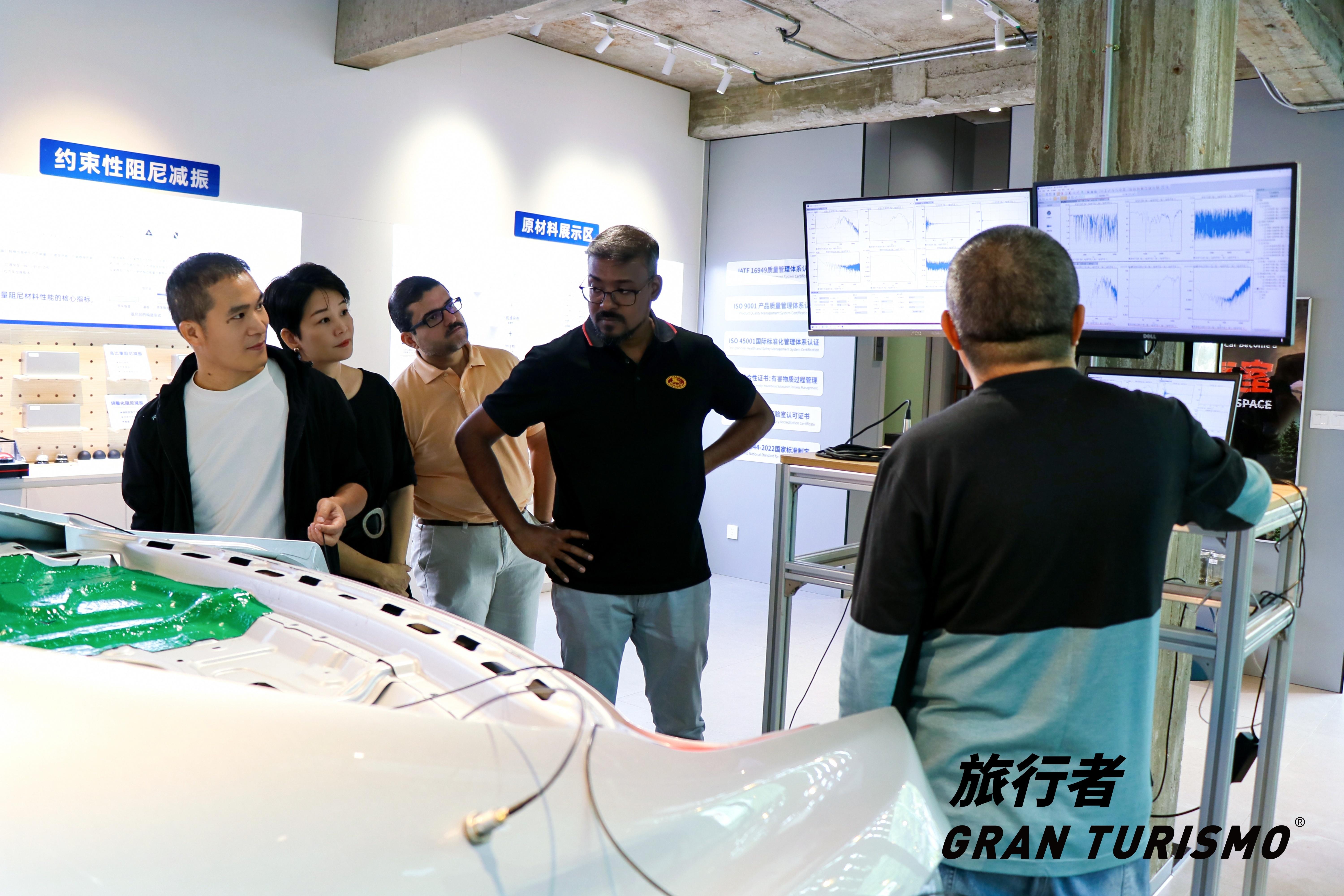  GRAN TURISMO Overseas Clients Visit JI RI for Automotive Acoustic Cooperation Talks