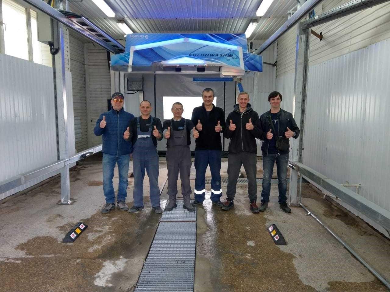 In Tula, Russia, the installation and commissioning of the KL-360 car wash machine has been completed.