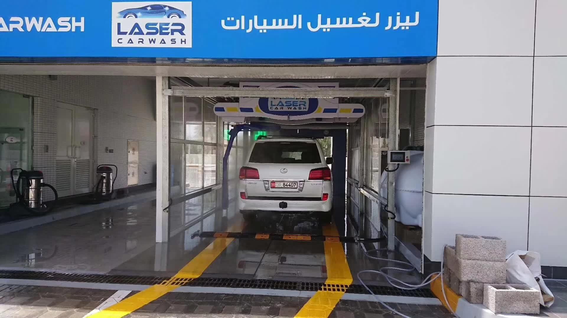 In Dubai,the installation and commissioning of the KL-360 car wash machine has been completed.