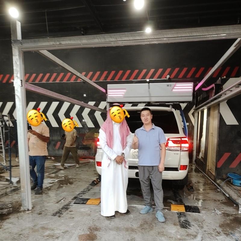 Kolon technician is installing the car washing machines for client at Liyadh Saudi Arabia !