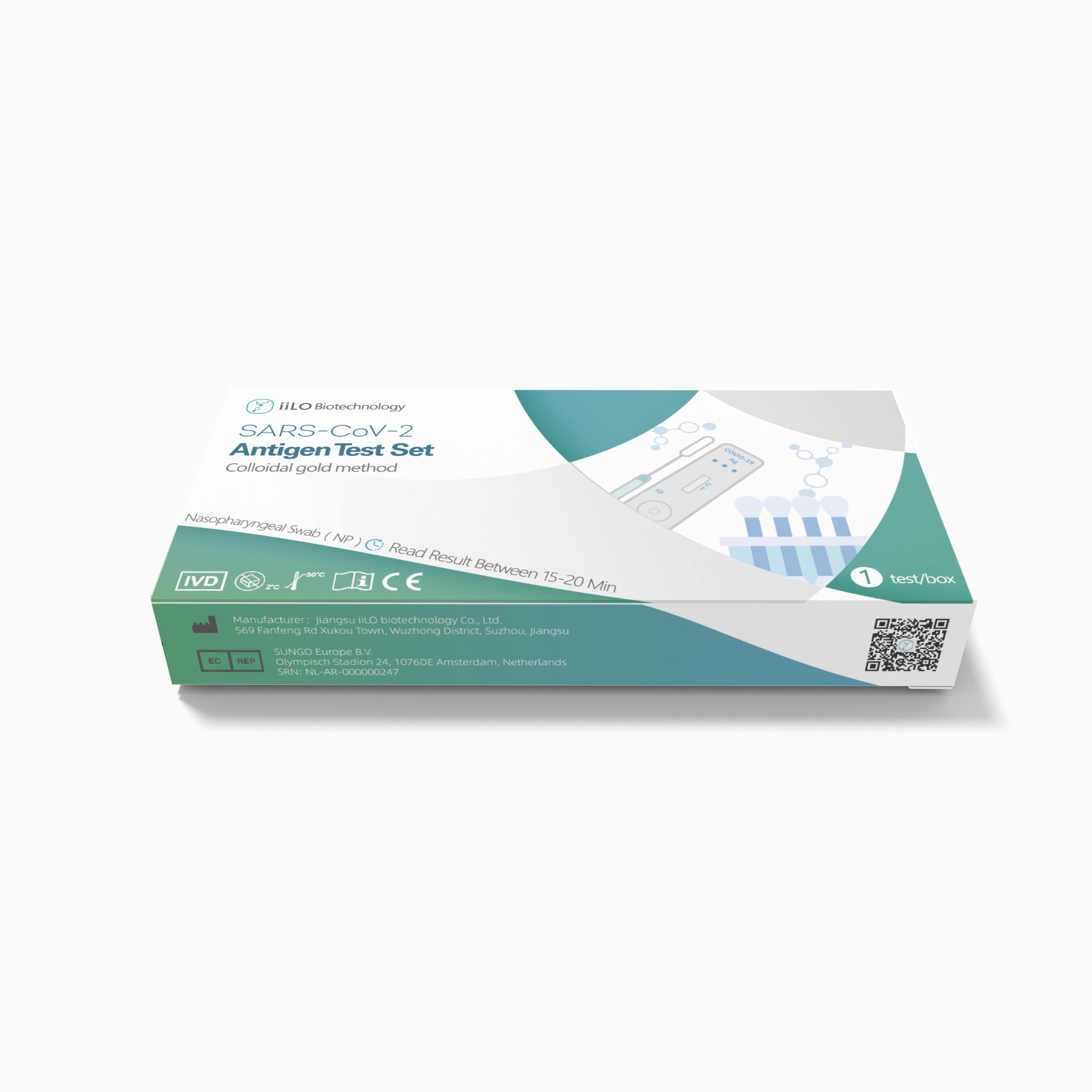 99% Accuracy Plastic SARS-CoV-2 Antigen Test Set Saliva Antigen Easy 1 piece