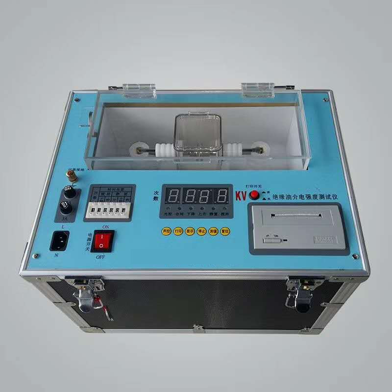 Breakdown voltage tester test method and test method
