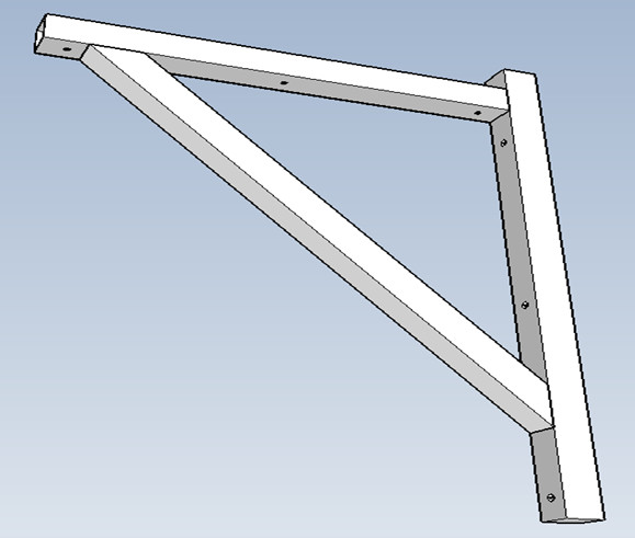 OEM Triangle steel bracket