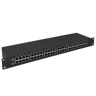 China Office Building Indoor Ethernet Surge Protection Device 16 Port Rack Mount 100M for sale