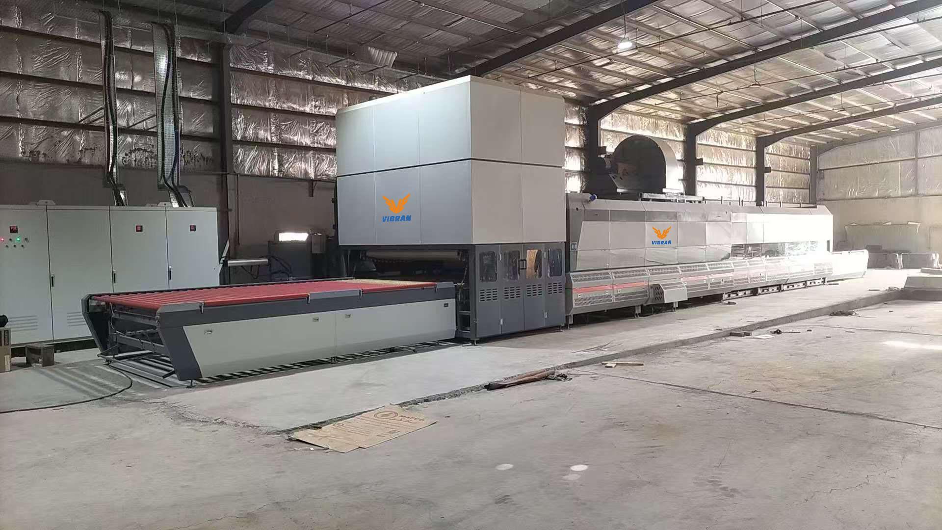 Vibran Flat & Curved Glass Tempering Furnace Successfully Delivered to Middle East Client