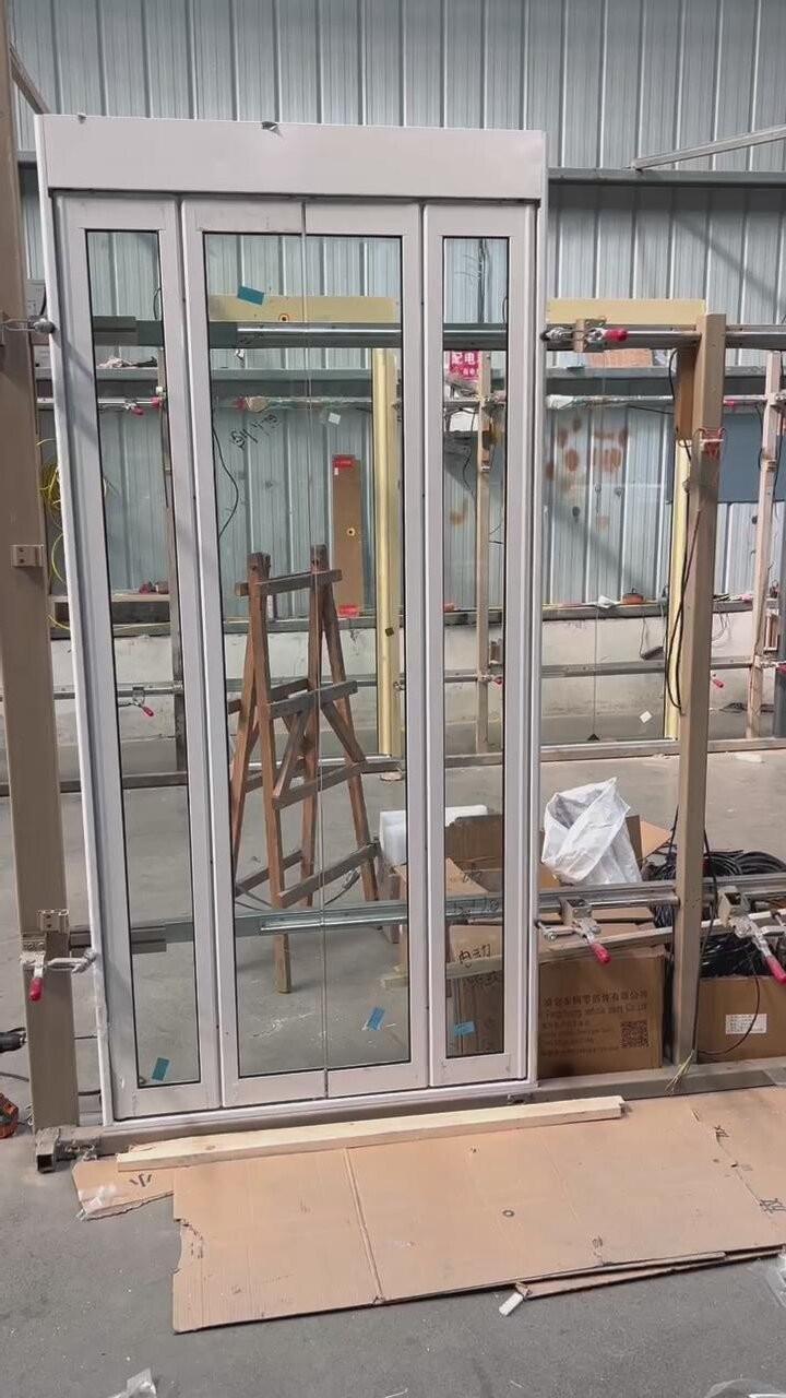 We successfully developed new auto folding door of cabin and layer