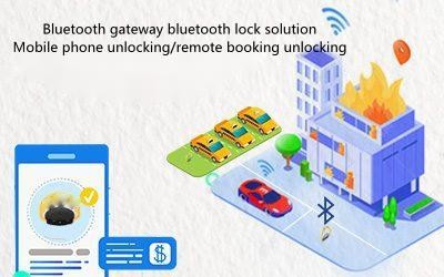 Bluetooth gateway parking lock scheme