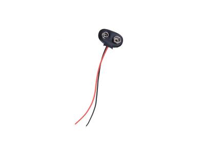 China I Type PVC Shell 9 Volt Battery Clip Connector for sale
