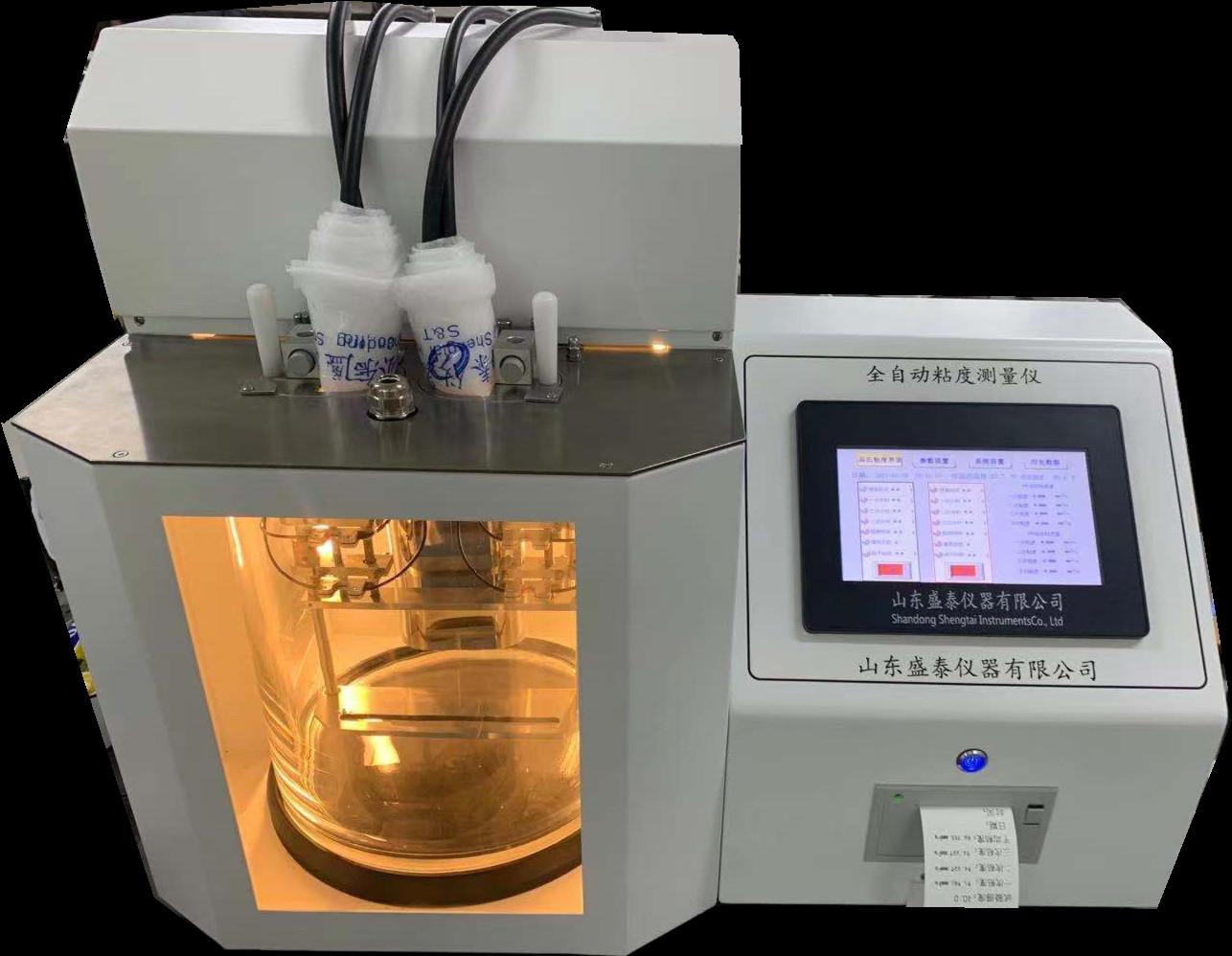 Operating procedure for automatic countercurrent kinematic viscosity determination