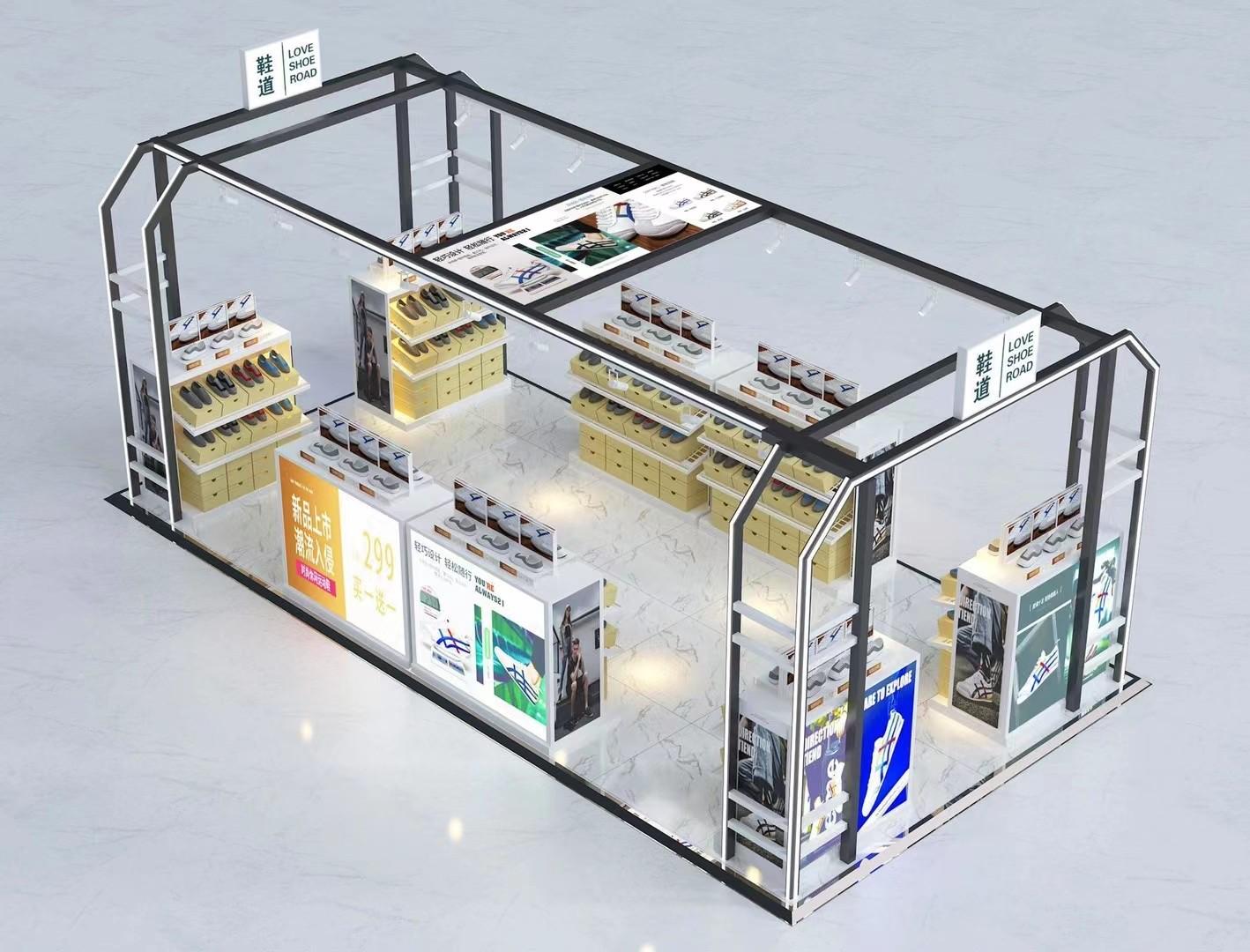 4*6M Led Lightening Kiosk for clothes,Shoes,Jewerry ect.