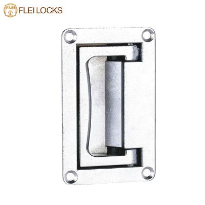 China Metal Recessed Cabinet Handles , Concealed Pull Handle Plastic Spraying Surface for sale