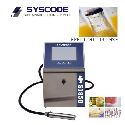 China Food Grade Industrial Continuous Inkjet Printer Non Contact Industrial Inkjet Coder for sale