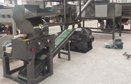 A small-scale aluminum-plastic separation production line project for a Vietnamese customer: Efficient delivery within 10 days, stable operation with a production capacity of 200-300kg/h