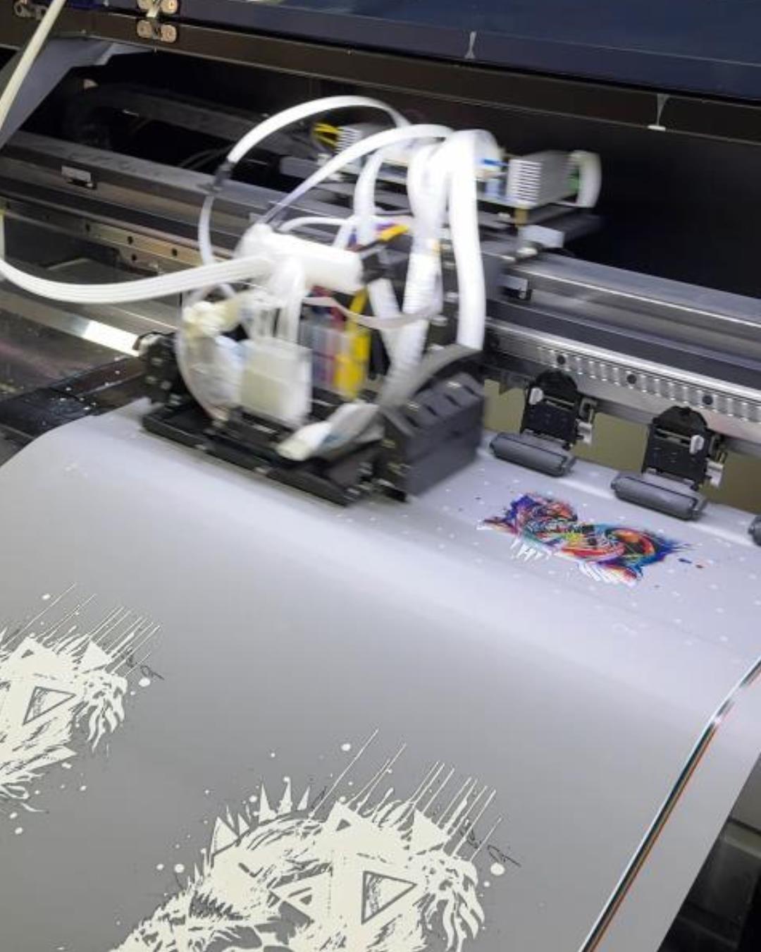 Industrial Printer Boosts Efficiency with Magic Rainbow DTF Inks
