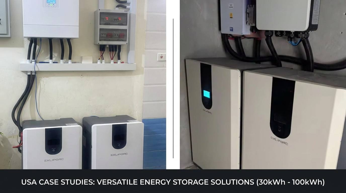 EXLIPORC Expands USA Presence with Multiple 30kWh and 100kWh Installations