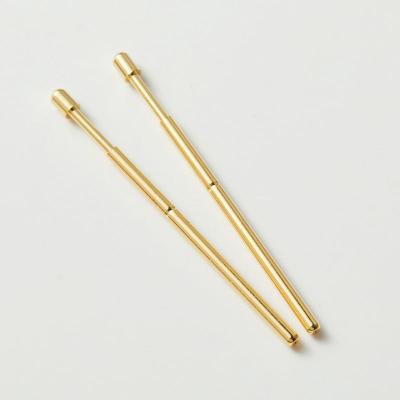 China P75-E2 Spring Test Probe with 1.3mm Conical Head and 1.02mm Tube Diameter for 3A PCB Testing for sale