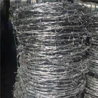 China Double Strand Galvanized Barbed Wire - 380-1200 N/mm² Tensile Strength, 3-6