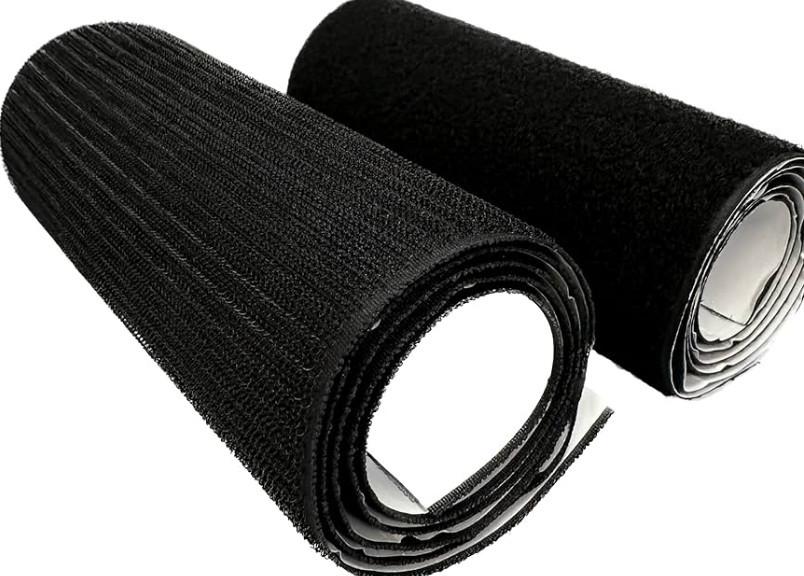 What is adhesive hook and loop tape?