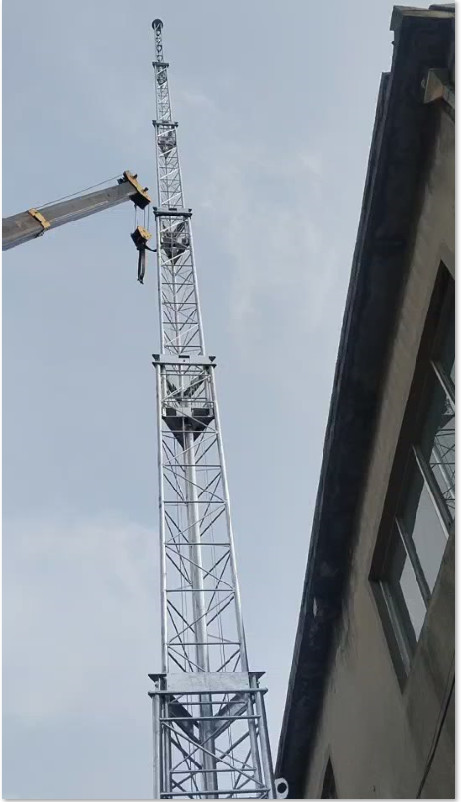 30m tower tested before shipping