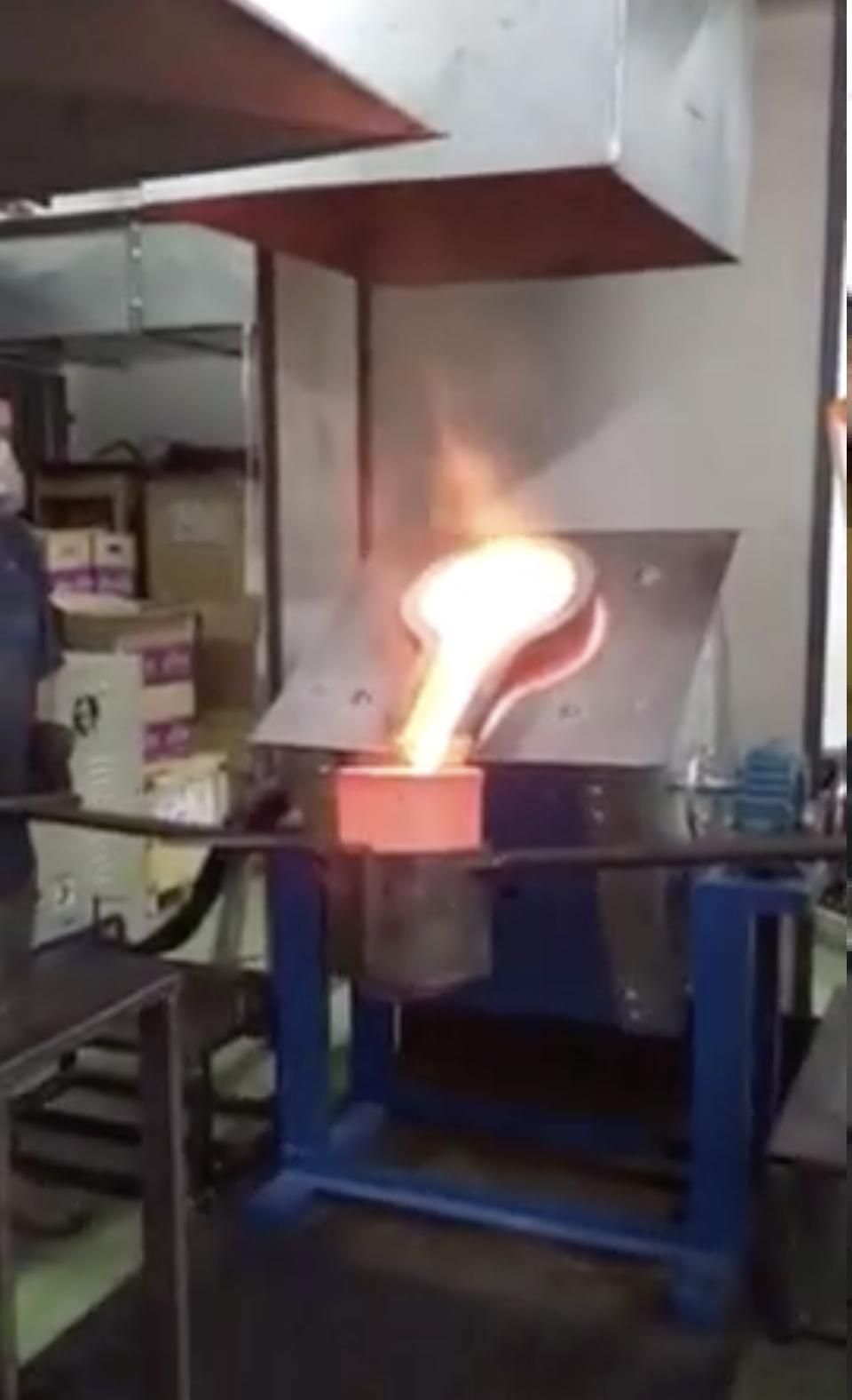 50kg Silver Melting & Ingot Casting