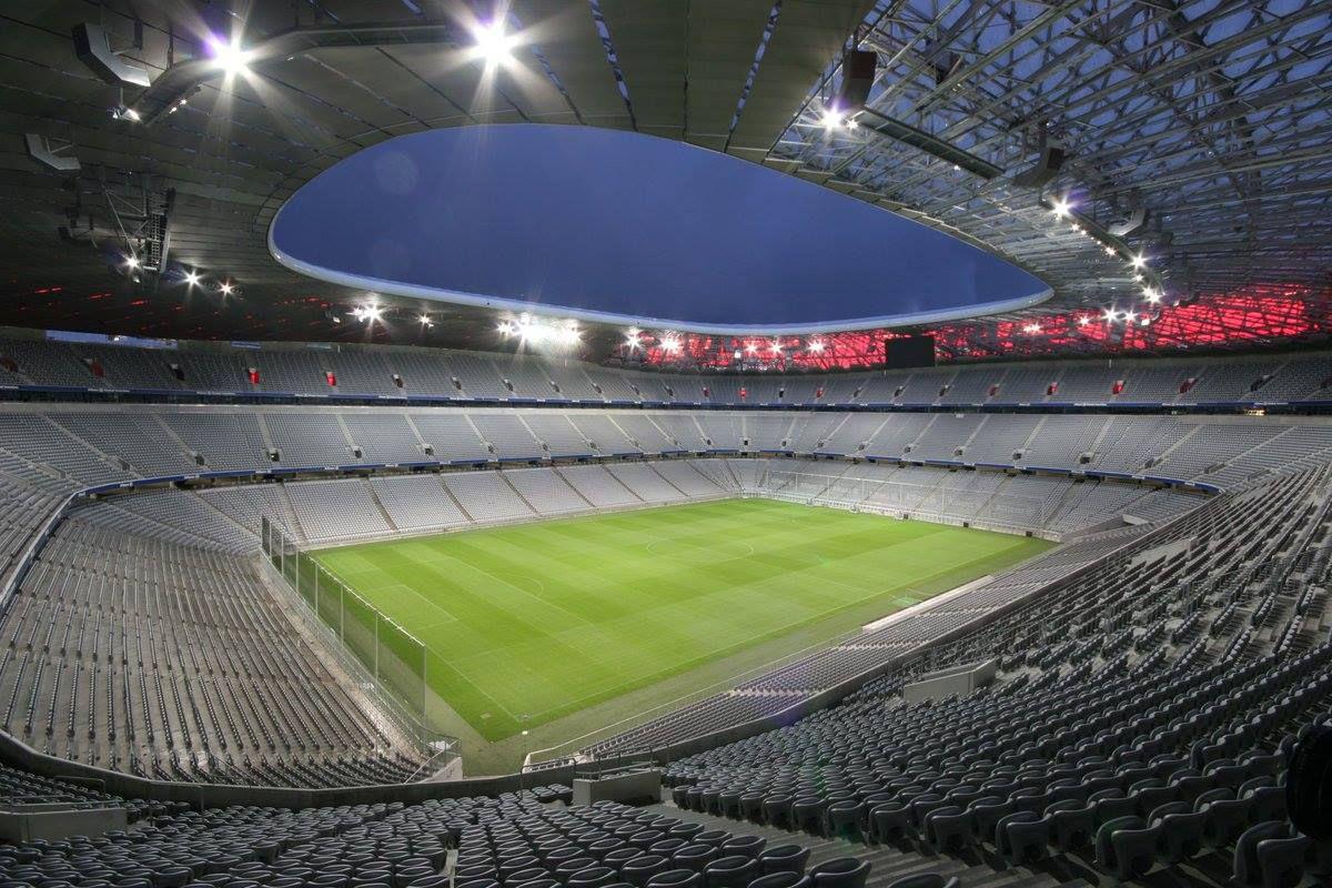 Greeengarden lighting Led flood light GT309-1200W shining at Canada stadium