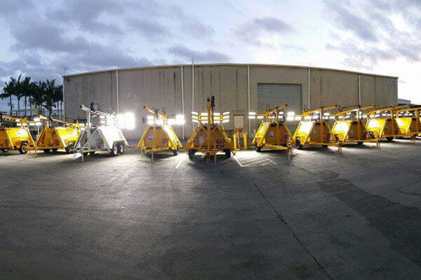 DC48V 300W LED flood light be used on mobile light tower in Australia