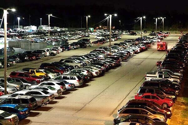 GT street light used for California parking lot