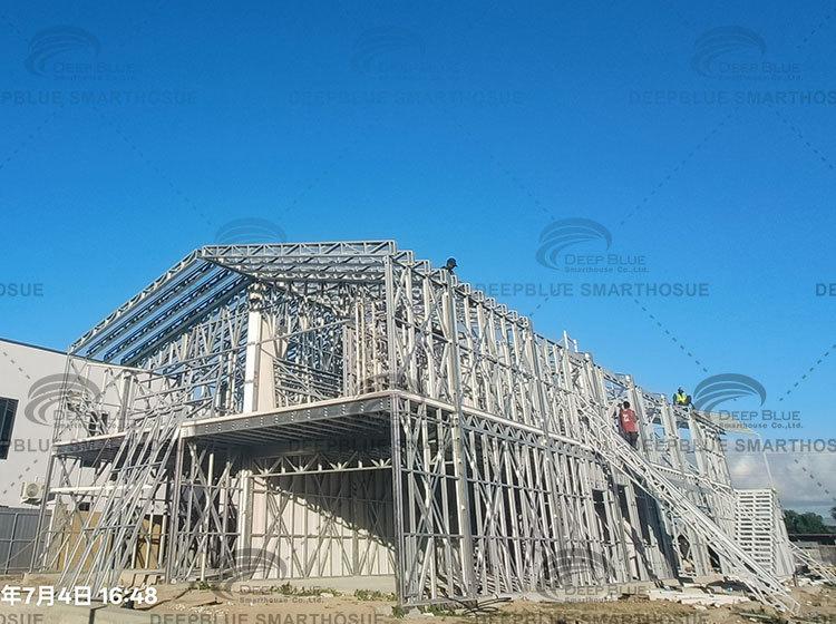 DEEPBLUE SMARTHOUSE: prefab house in Fiji with Light Steel Innovation townhouse