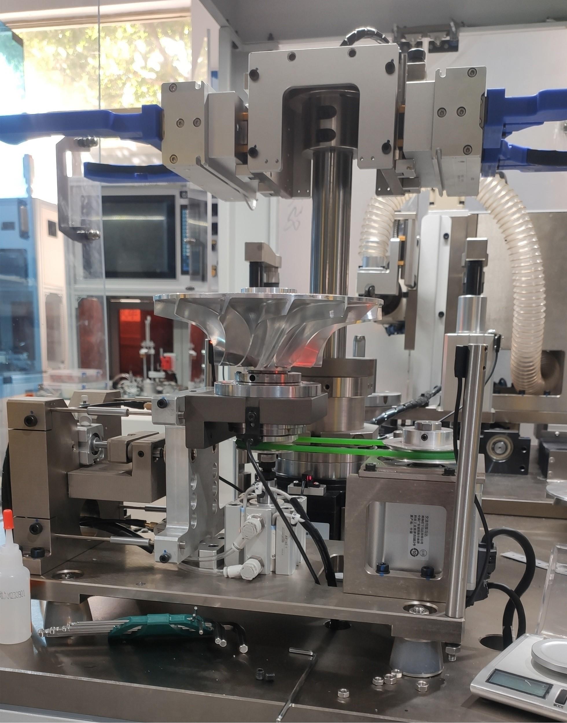 UCE Group: Customized Two-station High-speed Fan Impeller Automatic Balancing Machine
