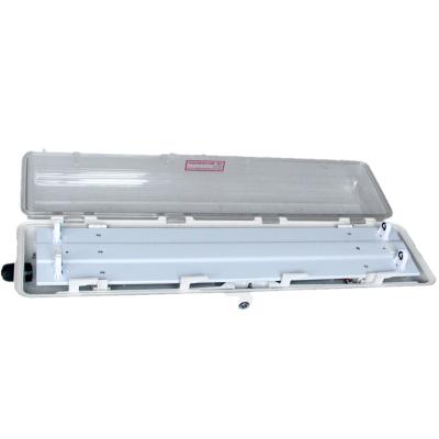 China Wall Mounting Explosion Proof Fluorescent Light 2x18w 2x36w IP66 WF2 for Hazardous Areas for sale