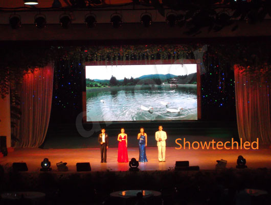 Stage Rental Led Display Case--100sqm P7.62mm Indoor Full Color Led Screen in China
