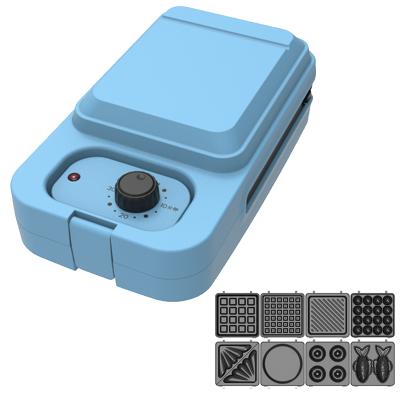 China Eco Friendly Sandwich Maker 650W 8 Molds Taiyaki Fish Waffle Panini for sale