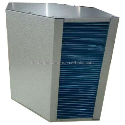 China zero Energy Consumption Counterflow 0.13mm Thick Aluminum Foils Plate Heat Exchanger Core for sale