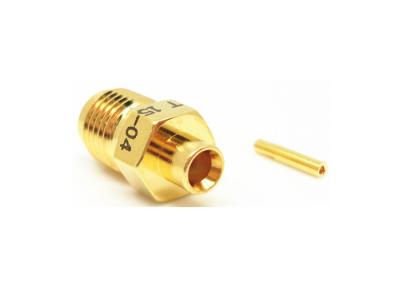 China DC - 18GHz Frequency Range Straight Bulkhead Female SMA RF Connector for sale