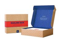 China Custom Printed Corrugated Cardboard Boxes with 350gsm Artboard - Eco-Friendly Flora Design, 3000pcs MOQ for sale