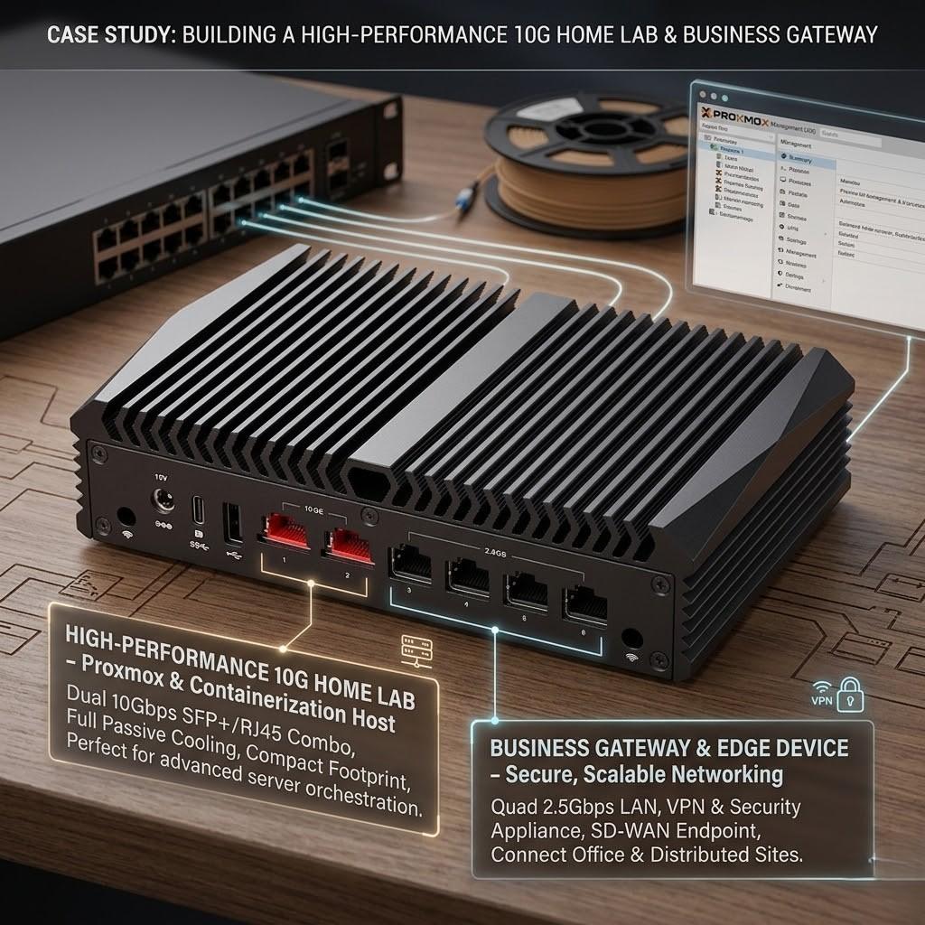 Building a High-Performance 10G Home Lab & Business Gateway