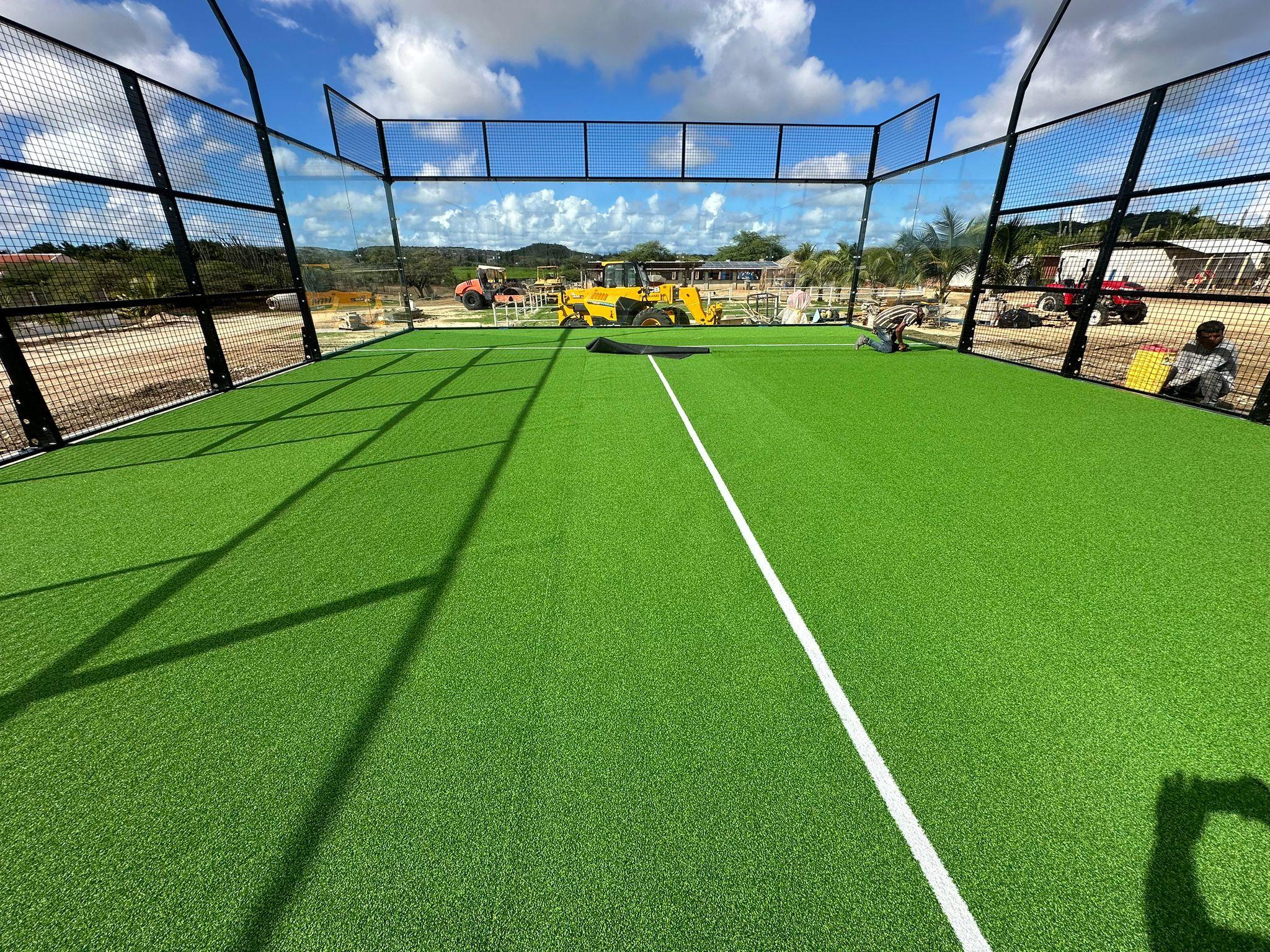 Bonaire padel tennis court system solution