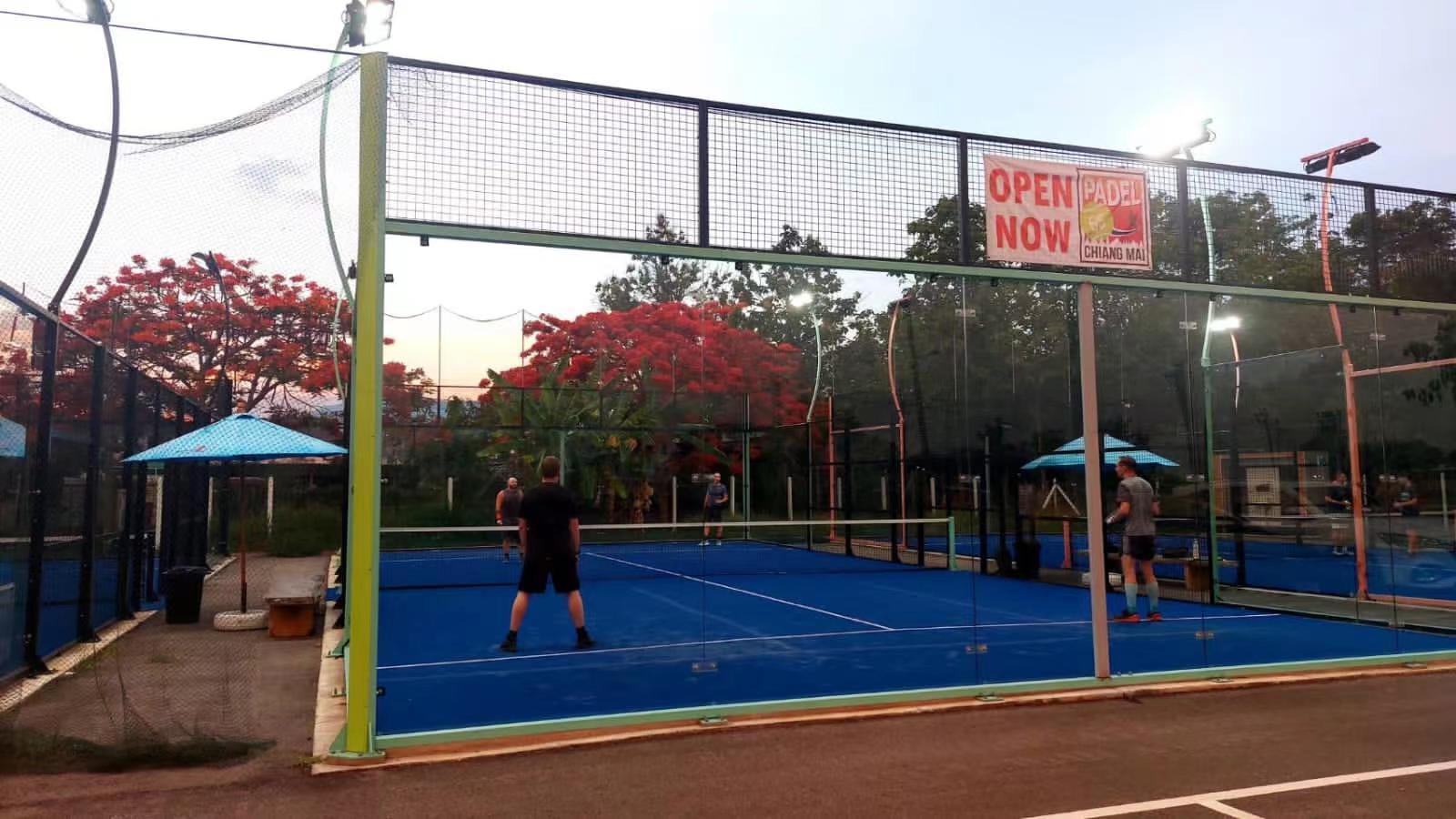 Thailand padel tennis court construction project