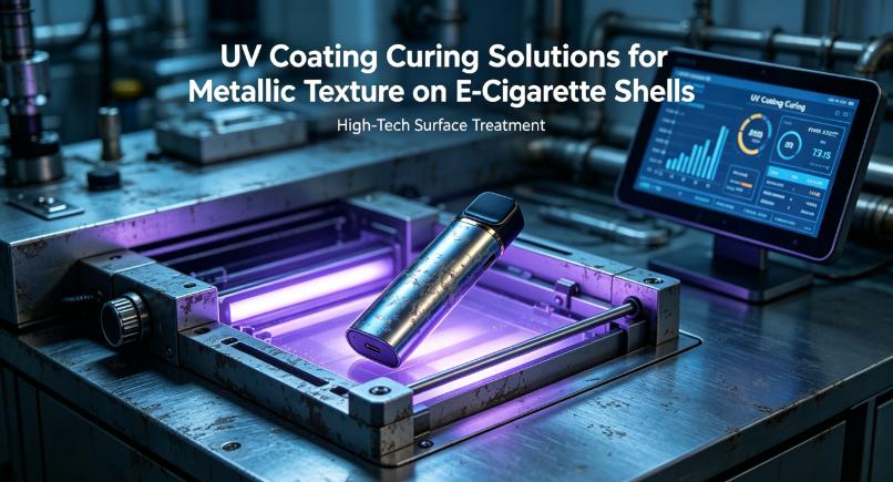 UV Coating Curing Solutions for Metallic Texture on E-Cigarette Shells