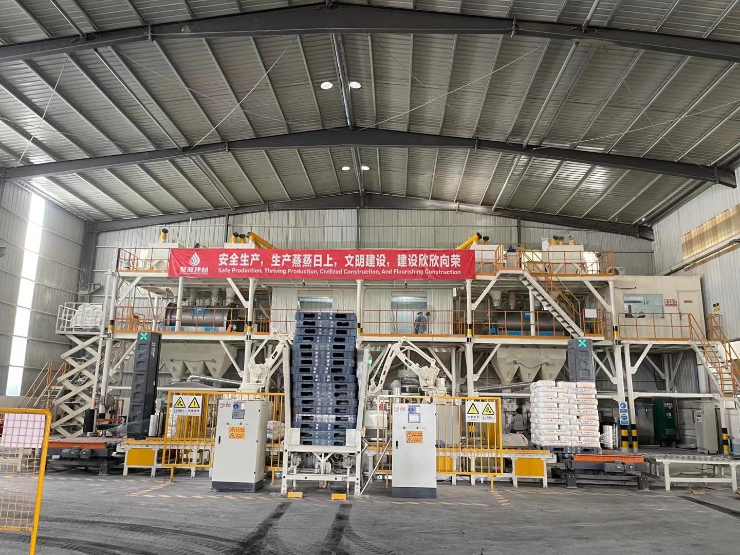Kazakhstan Custom Dry Mix Mortar Production Line Project Successfully Launches On-site Commissioning