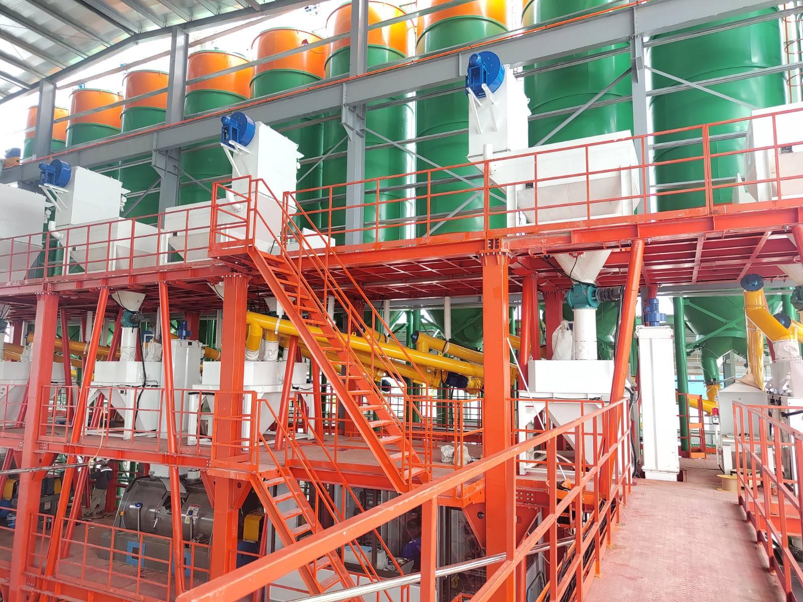 Qingchi Custom Tile Adhesive Production Line Under Installation in Vietnam
